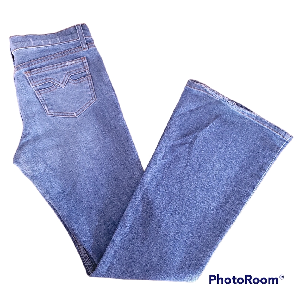 Vintage Bellbottom Flare Jeans -Tagged 30- USA Juicy Couture- Check Measurements